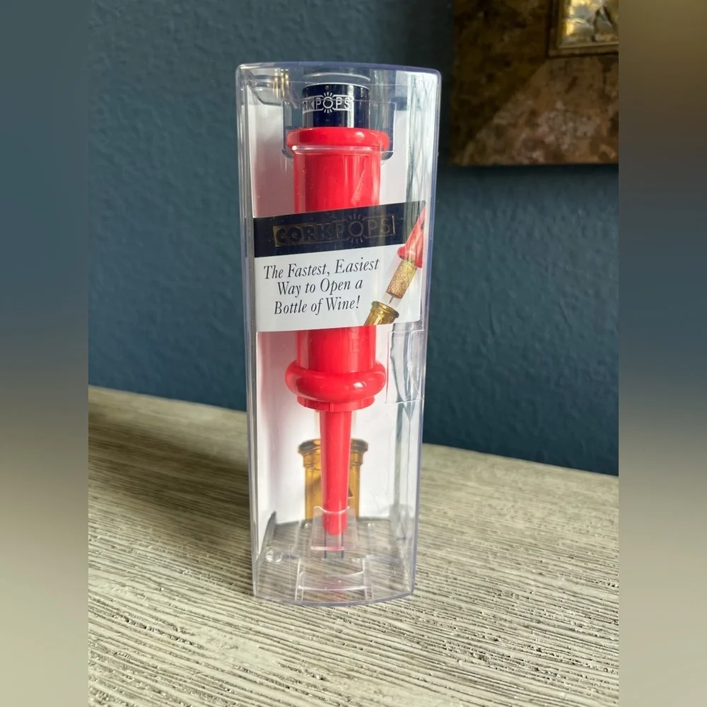 Cork Pops Pink Wine Bottle Opener